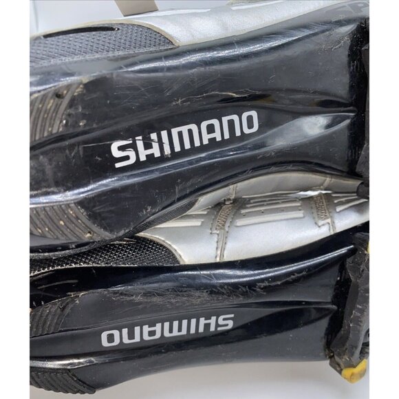 Shimano SH-R085 Men's Road Cycling Bicycle Shoes Silver White 44 EUR 9.7 US - Picture 10 of 16